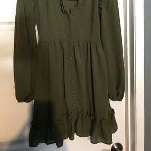 Olive Green jumpsuit romper